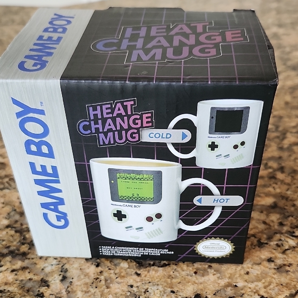 Gameboy Heat Change Mug - White